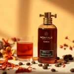 Highlight Montale arabians tonka fragrance in an elegant display of aromatic ingredients.