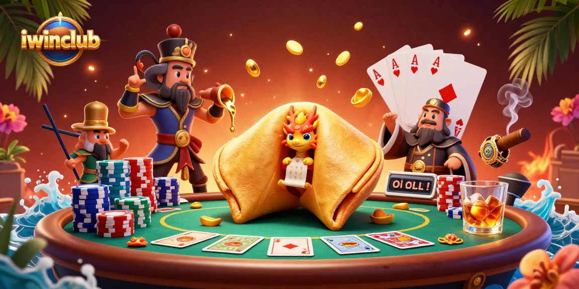 Join the action at iwinclub with vibrant 3D casino gaming elements and dynamic illustrations.