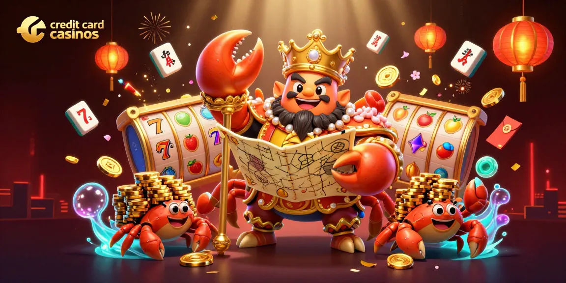 Experience thrilling gameplay at credit card casinos with vibrant slots and golden treasures.
