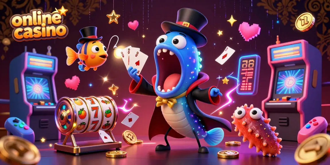 Engage in thrilling adventures at an online casino, featuring vibrant characters, slot games, and dynamic gameplay elements.